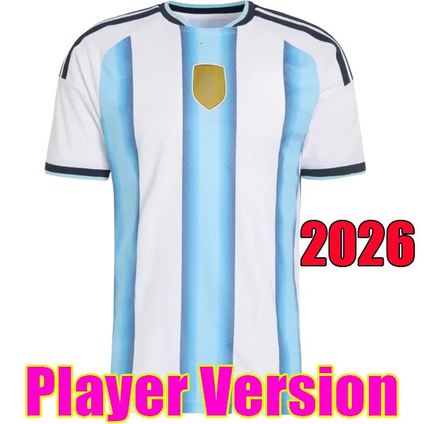 2026 World Cup Argentina messis Fans player version 3 stars soccer Jerseys 50th anniversary football shirt Mens Kids kit sets