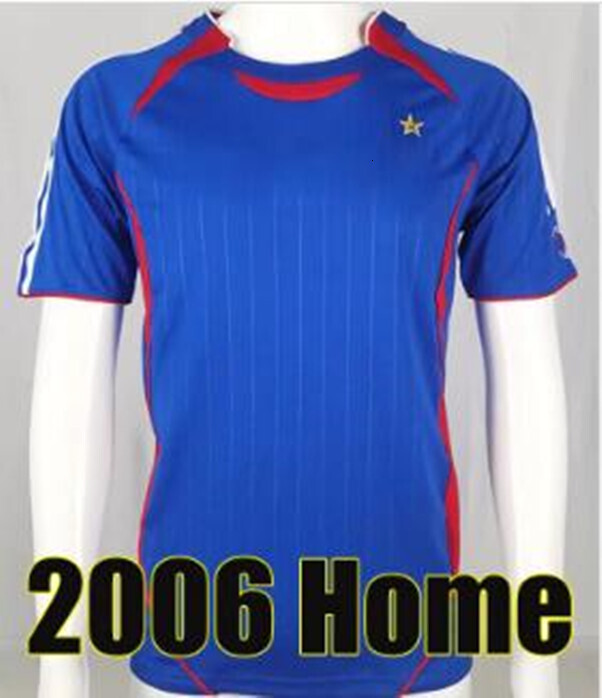 1998 home retro soccer jerss 1982 84 86 88 90 96 98 00 02 04 06 ZIDANE HENRY MAILLOT DE FOOT football shirt REZEGUET DESAILLY french club Classic Vint