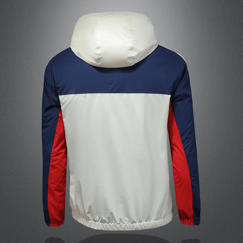 2026 European Station Autumn New Men's Retro Patchwork Hooded Workwear Jacket In Stock Fast Delivery