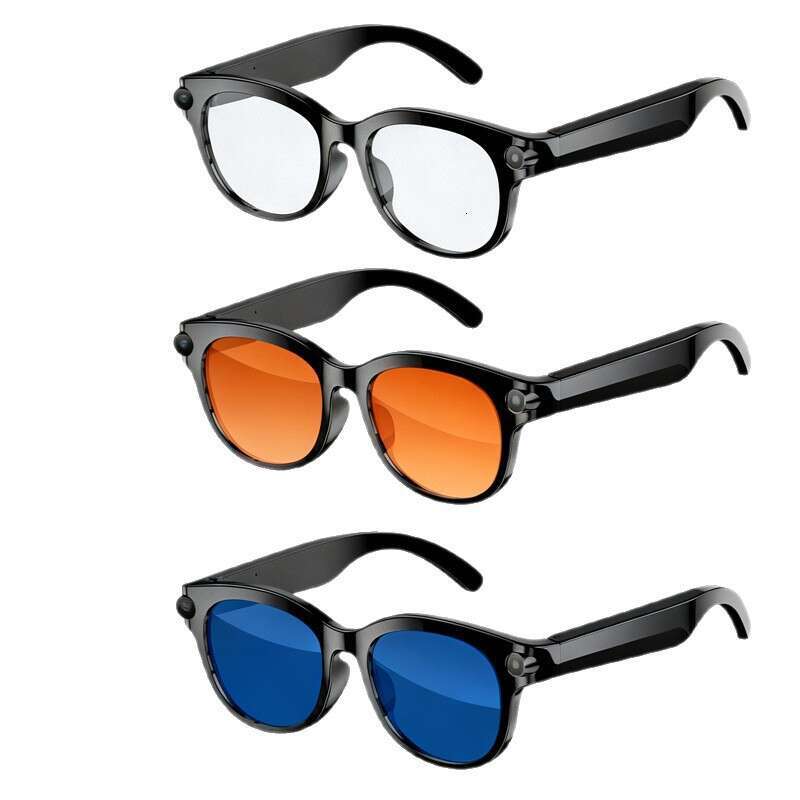 High Tech M Smart AI Bluetooth Glasses Built-in Camera Photo Video Recording Object Recognition Multifunctional Advanced Wearable Eyewear CKS
