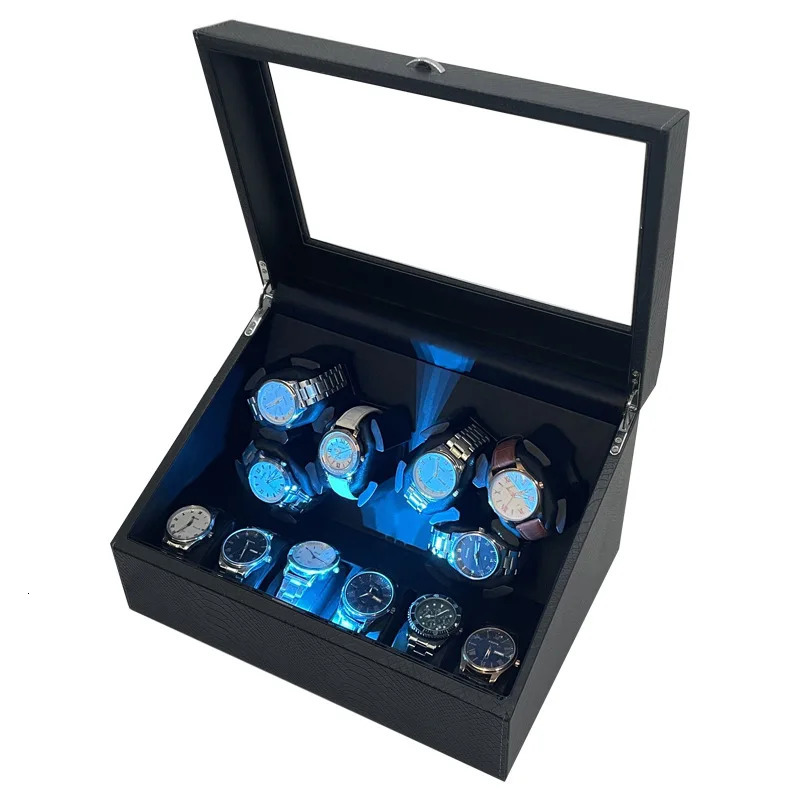 Watch Winders Box for Automatic Watches Box 6 watches Rotate Stand 260514