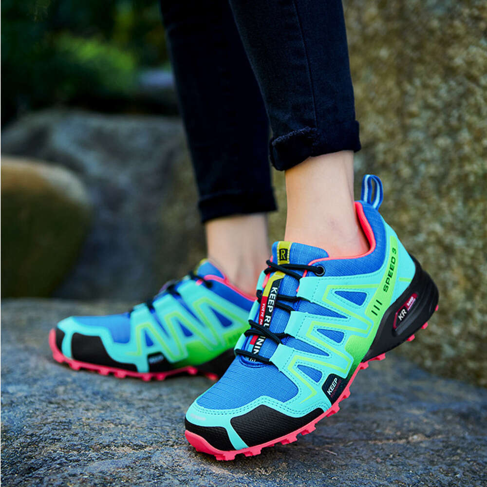 Cross-Border Foreign Trade Outdoor Men's Trail Running Independent Station Travel Hiking Trekking Breathable Large Size Women's Shoes