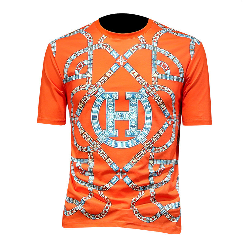 Round Neck Short Sleeve T-Shirt 2026 Summer Hot Item European Brand Quality Trendy Casual Men's Wear Versatile