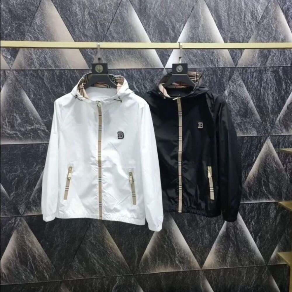 Summer Luxury Men's Trendy Sun Protection Jacket 2025 New Fashionable Casual Versatile Slim-Fit Hooded Coat