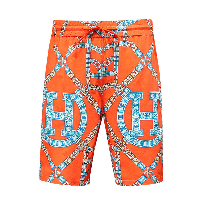 Men's casual mid-length shorts, 2026 summer European collection, famous brand, elastic waistband, trendy and versatile, popular shorts
