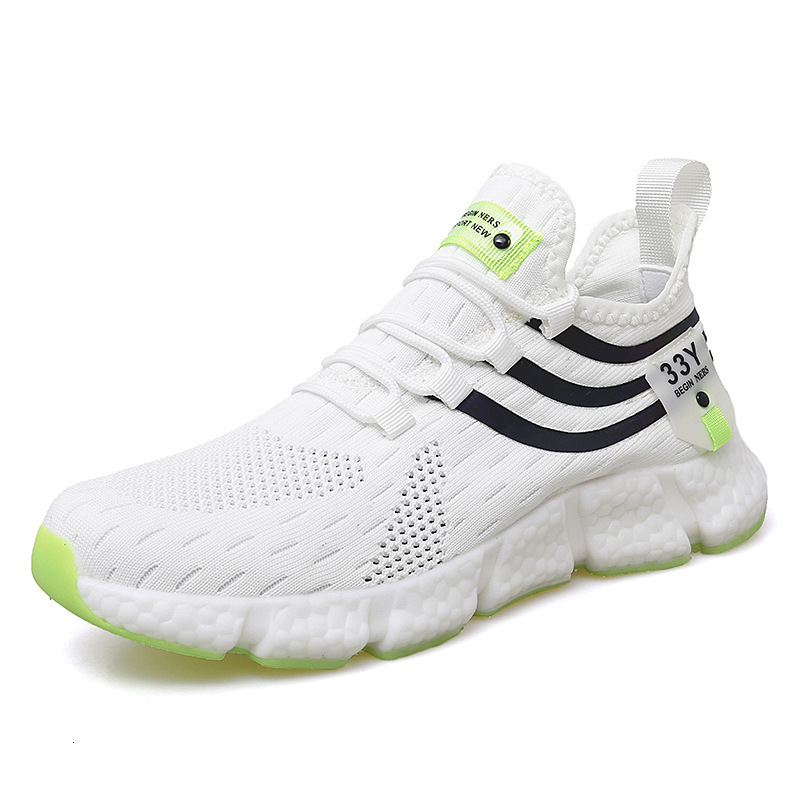 Mens and women Breathable Mesh Running Shoes Lightweight Knit Athletic Sneakers