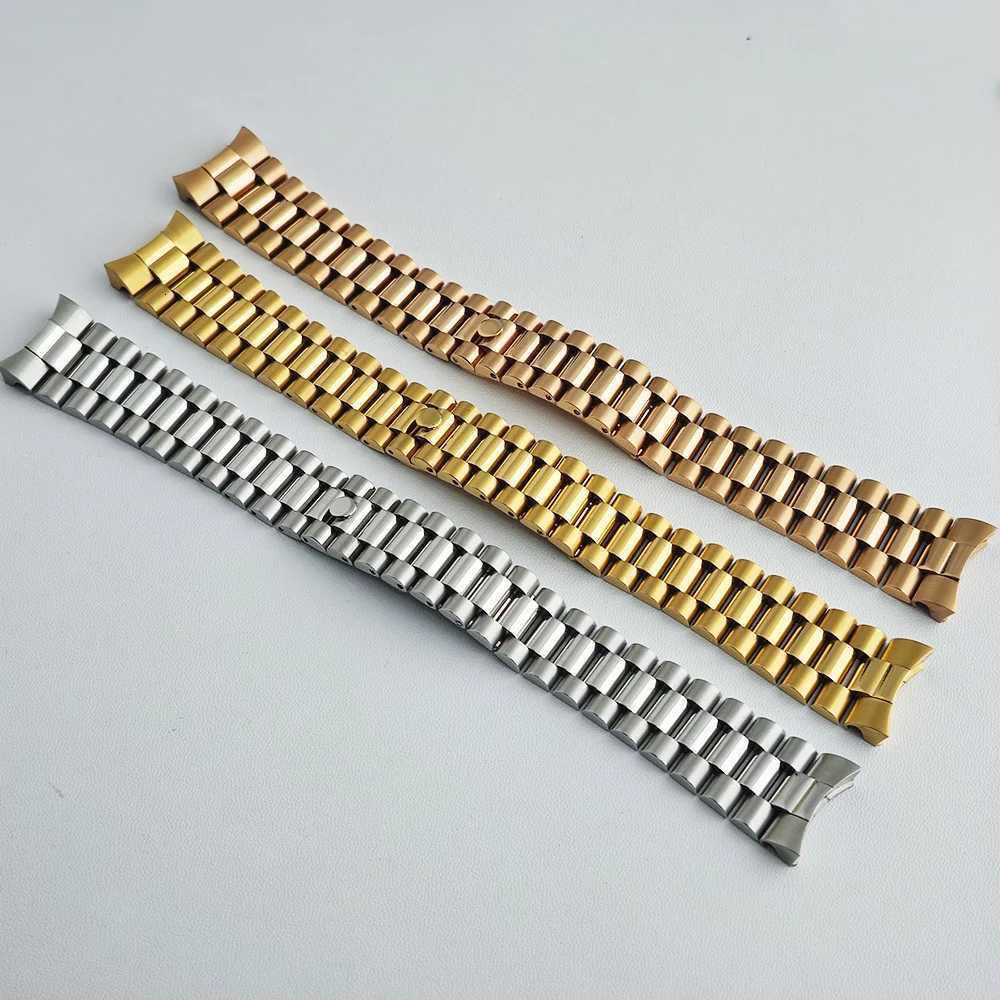 High Quality 316L Jub President Watch Strap 20mm Matching Watch/Case Replacement Bracelet Watch Accessories Watch chain X260514