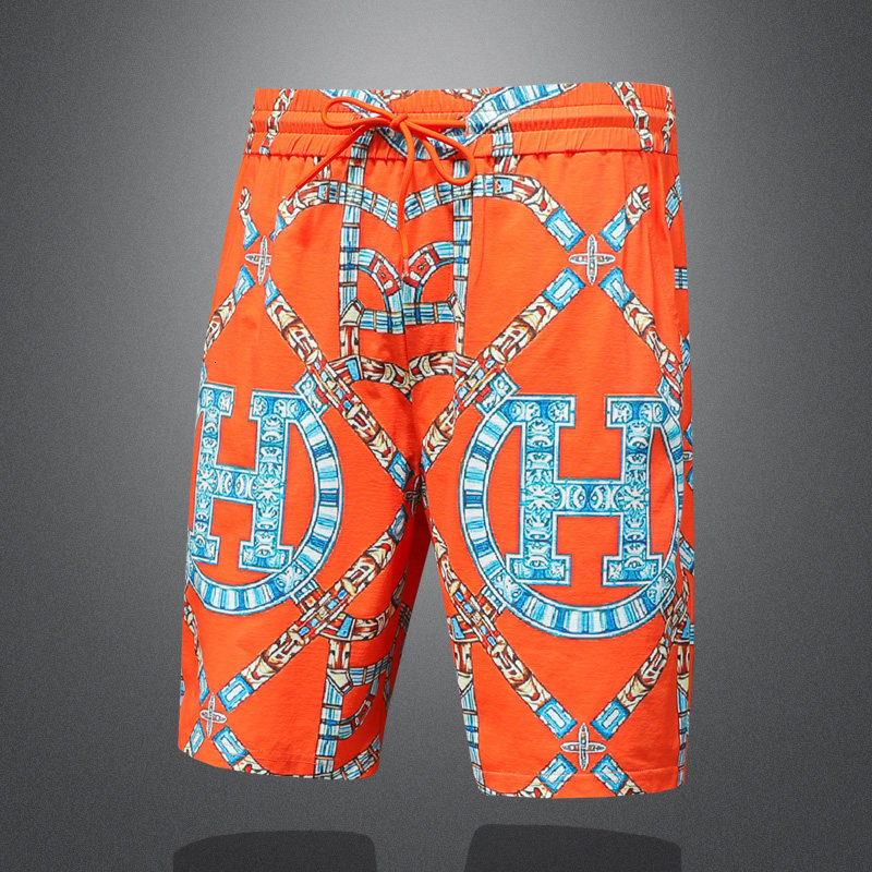 Men's casual mid-length shorts, 2026 summer European collection, famous brand, elastic waistband, trendy and versatile, popular shorts