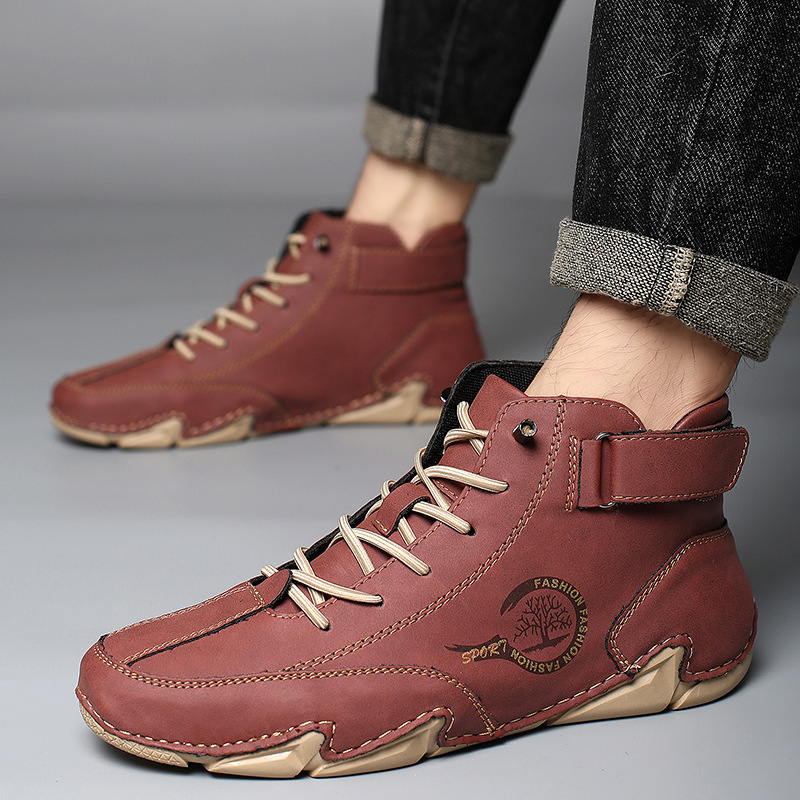 winter mens casual shoes short boots outdoor trendy fleecelined Martin 260413