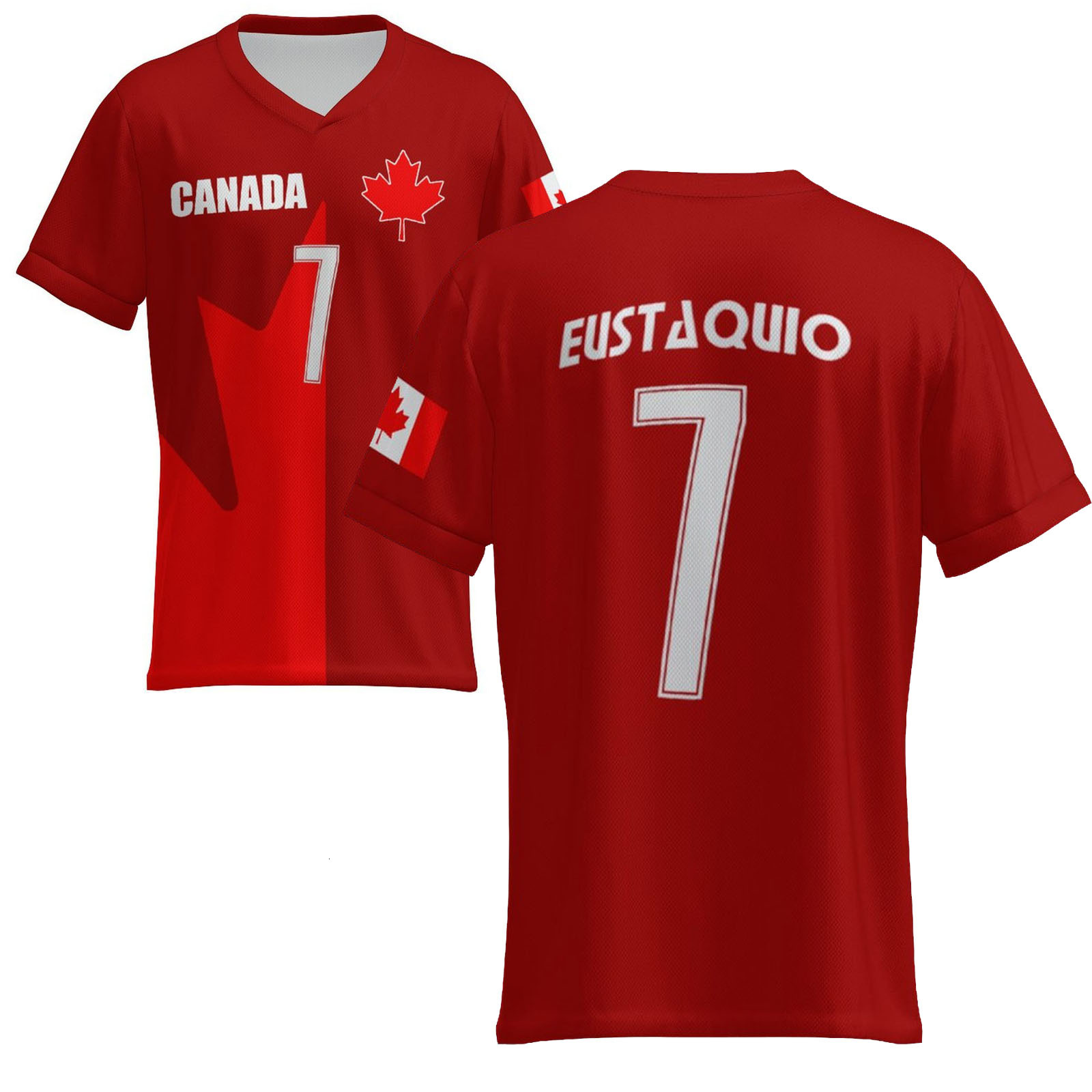 Canada Jersey Ismael Kone NO. 8 World Cup 2026 T shirt Canadian National Team Sports T-shirt Jerseys Flag Football Stars Full Squad Home Man Woman Tsh