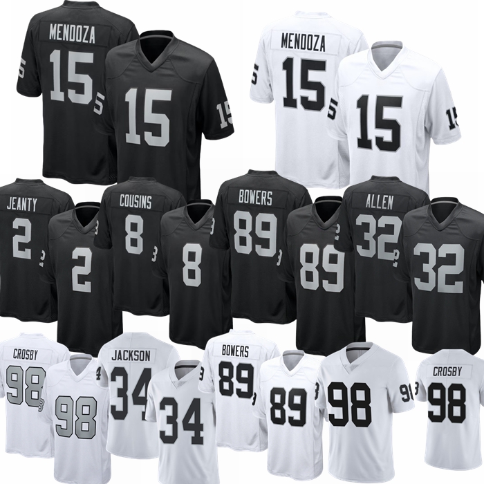 Lasvegas Fernando Mendoza Raiderss jersey Maxx Crosby Brock Bowers Raider jersey Ashton Jeanty Kirk Cousins Bo Jackson Charles Woodson Football Jersey