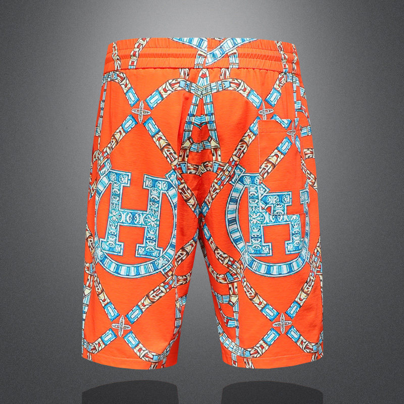 Men's casual mid-length shorts, 2026 summer European collection, famous brand, elastic waistband, trendy and versatile, popular shorts