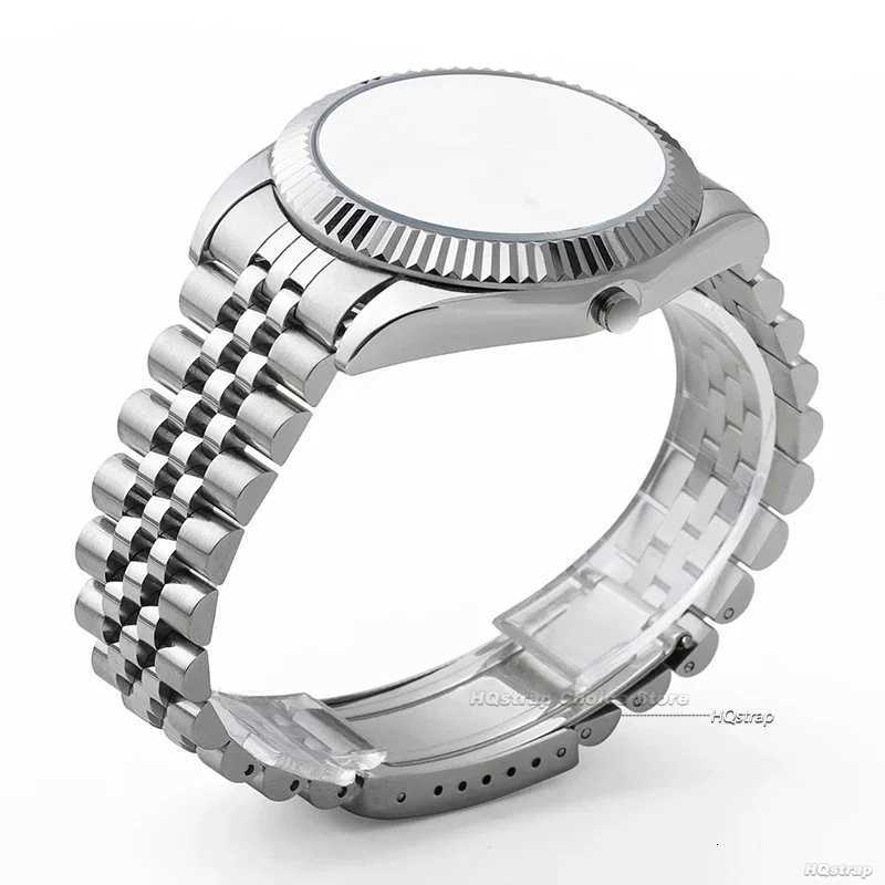 18mm 19mm 20mm 21mm Solid Stainless Steel Watchband for Rolex DATEJUST Curved End Metal Wristband for Jubilee Business Bracelet X260514