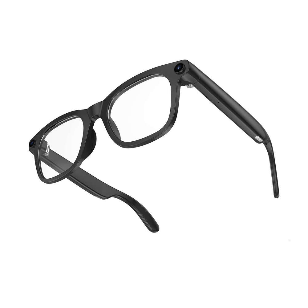 High Tech AI Smart Bluetooth Glasses Million Pixel Lens Photo Video Live Streaming Real Time Sync Multifunctional Black Technology Eyewear CKS