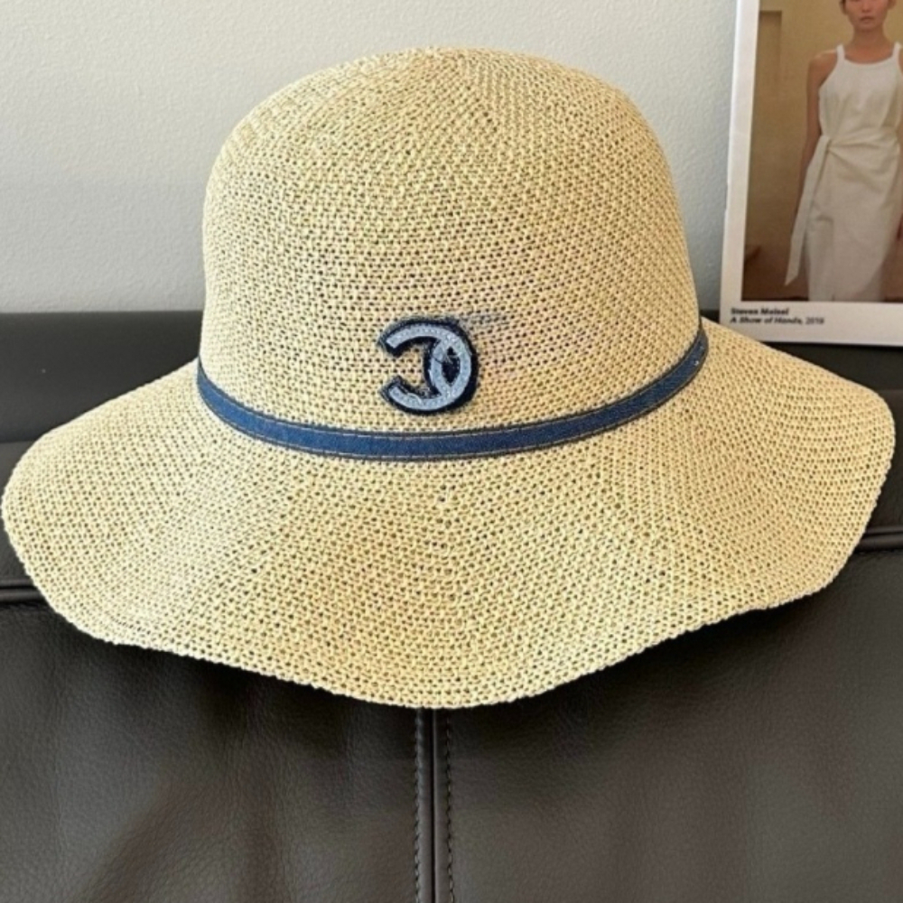 Designer Hat for Womens Adjustable Straw Bucket Sun Hat Beach Hat Breathable UV Protection Wide Brim Cap for Women Spring Summer