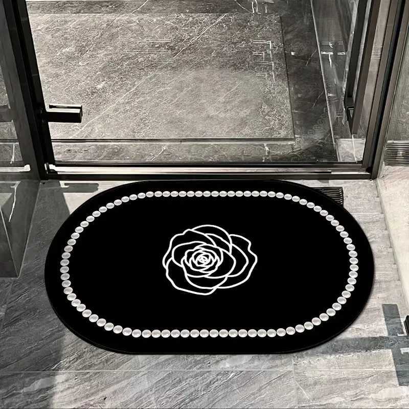 VIKAMA Floor Mat For Bathroom Door Bathroom Floor Mat Simple And Fashionable Anti-Slip Easy To Clean And Absorb WaterJ260514