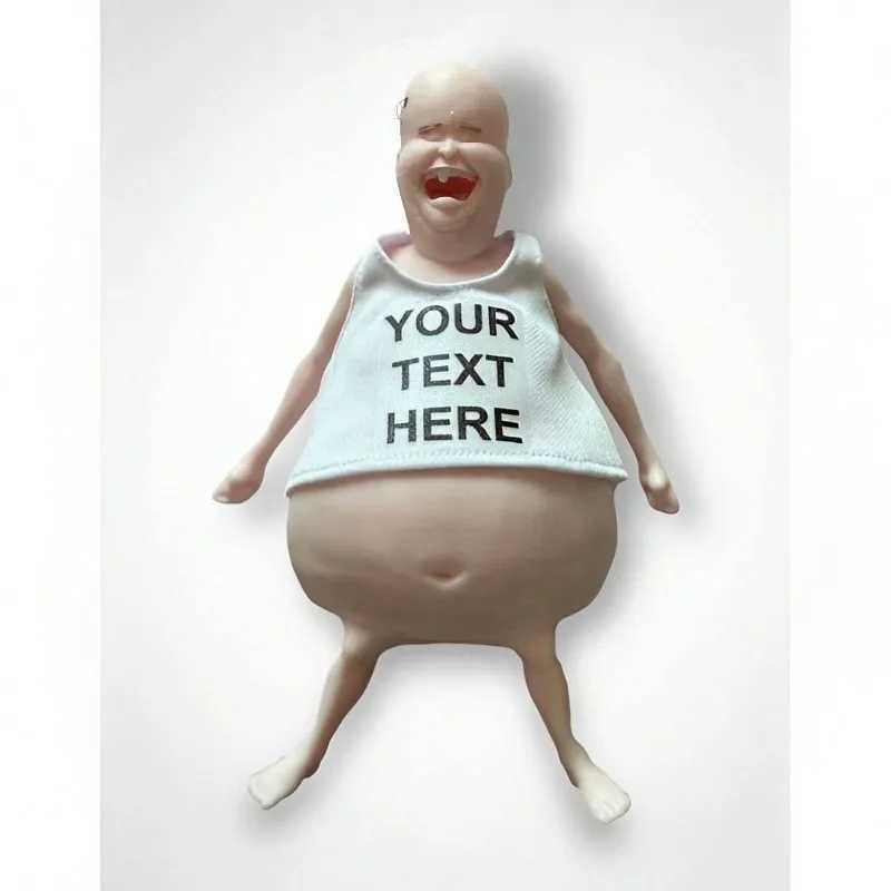 Weird Cute Squishy Stress Relief Ball Bizarre Adorable Fidget Toy Unique Adult Squeeze Bald Old Man Gag Gift Party Favor C260514