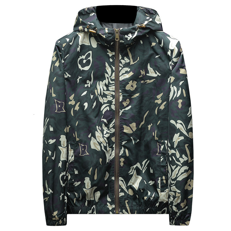 European men's jacket with camouflage print and hood, 2026 spring new model, direct from the manufacturer