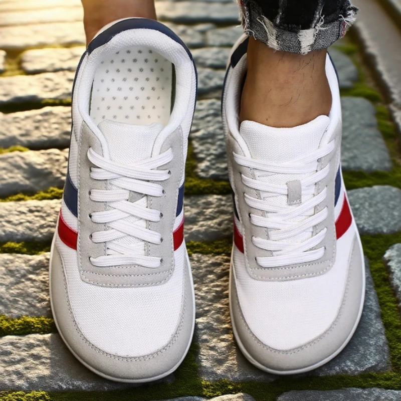 Fashion Wide Toe Mens Shoes Unisex Outdoor Running Zero Drop Casual Sneaker Fashion Minimalist Soft Wide Barefoot Shoes 260514