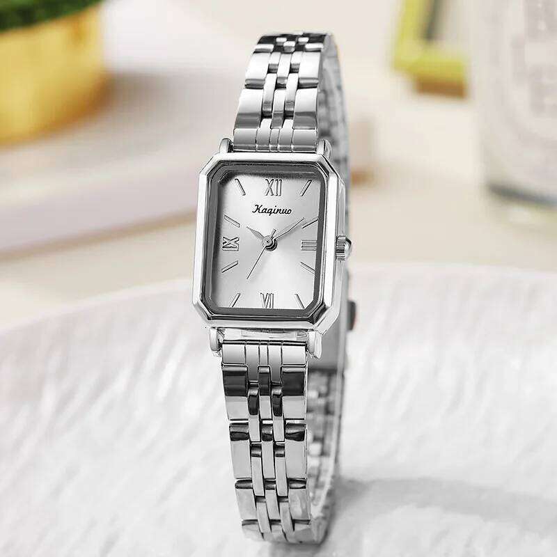 Luxury Rectangular Gold Watch Women Adjustable Stainless Steel Strap Quartz Wristwatches Ladies Clock Gift Relojes Para Mujer J260513 - view 7