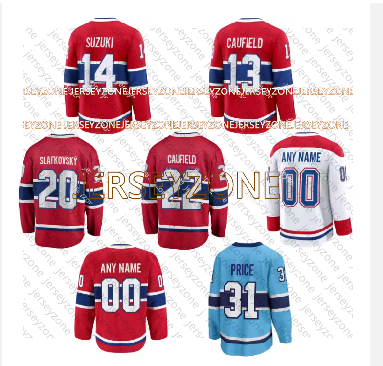 Sale on Dhgate 13 Cole Caufield montreal hockey 14 Nick Suzuki Ivan Demidov Lane Hutson Juraj Slafkovsky canadians Zack Bolduc Laine Noah Dobson Arber