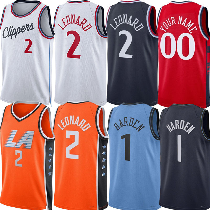Kawhi Leonard Jersey Clipper Basketball Jerseys Darius Garland Bennedict Mathurin Bradley Beal Bogdan Bogdanovic John Collins Nicolas Batum Brook Lope