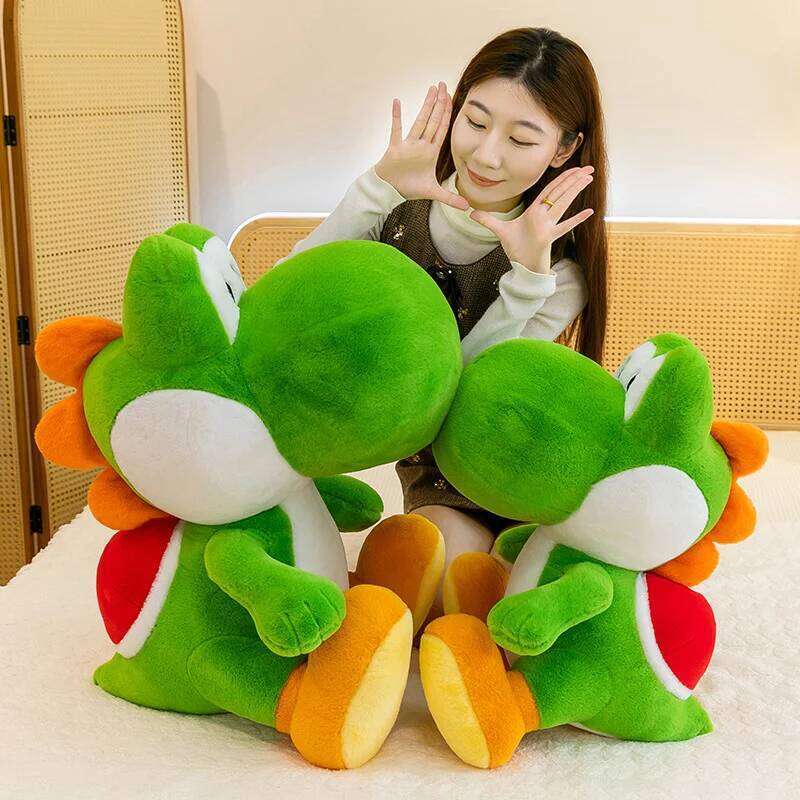 Large Size 70cm Super Marios New Cute Bros Doll Yoshi Dragon Plush Soft Stuffed Animals Toys Birthday Gifts 26Y0514