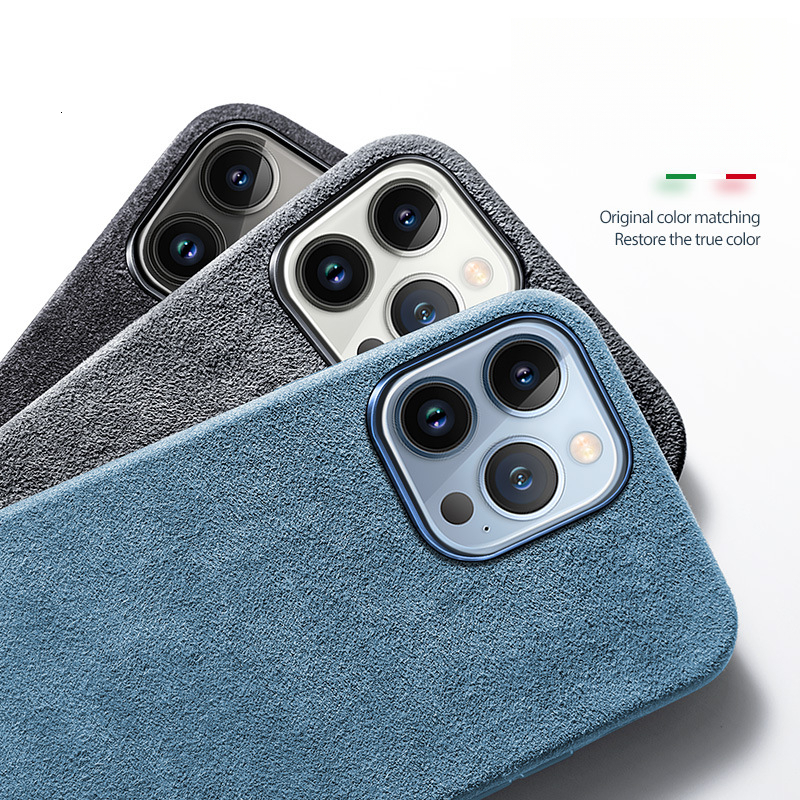 Suitable for Apple iPhone 17 High-End Suede Phone Case 16 Pro Magnetic 15 Wireless Charging Leather Cover