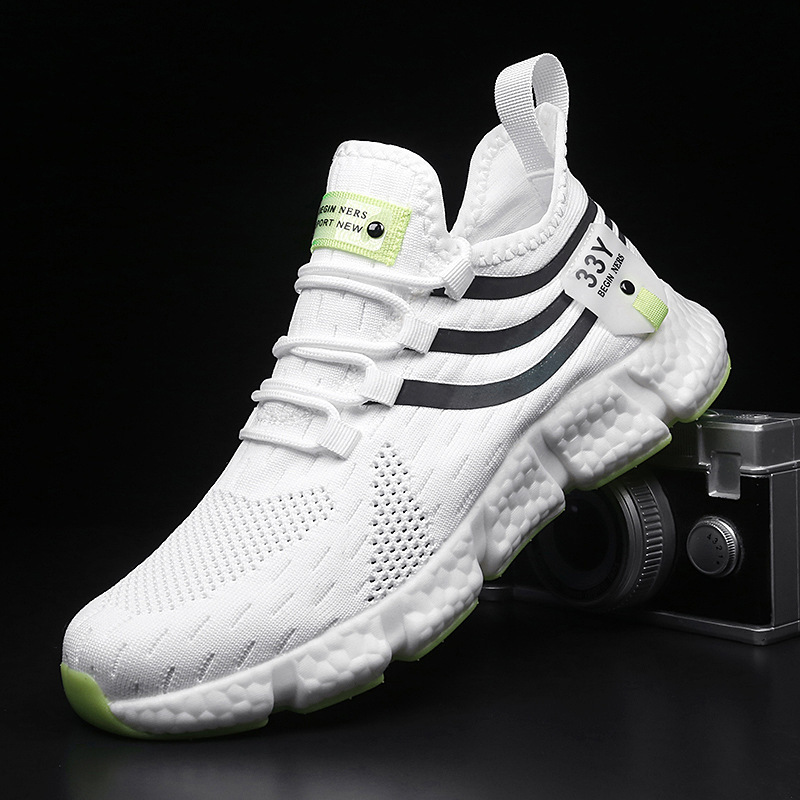 Mens and women Breathable Mesh Running Shoes Lightweight Knit Athletic Sneakers