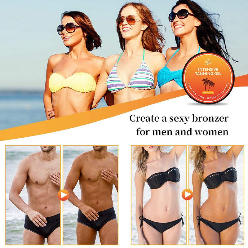 INTENSIVE TANNING GEL Intensive Tanning Gel for Beach and Outdoor Bronze Tan without Sun Exposure260206