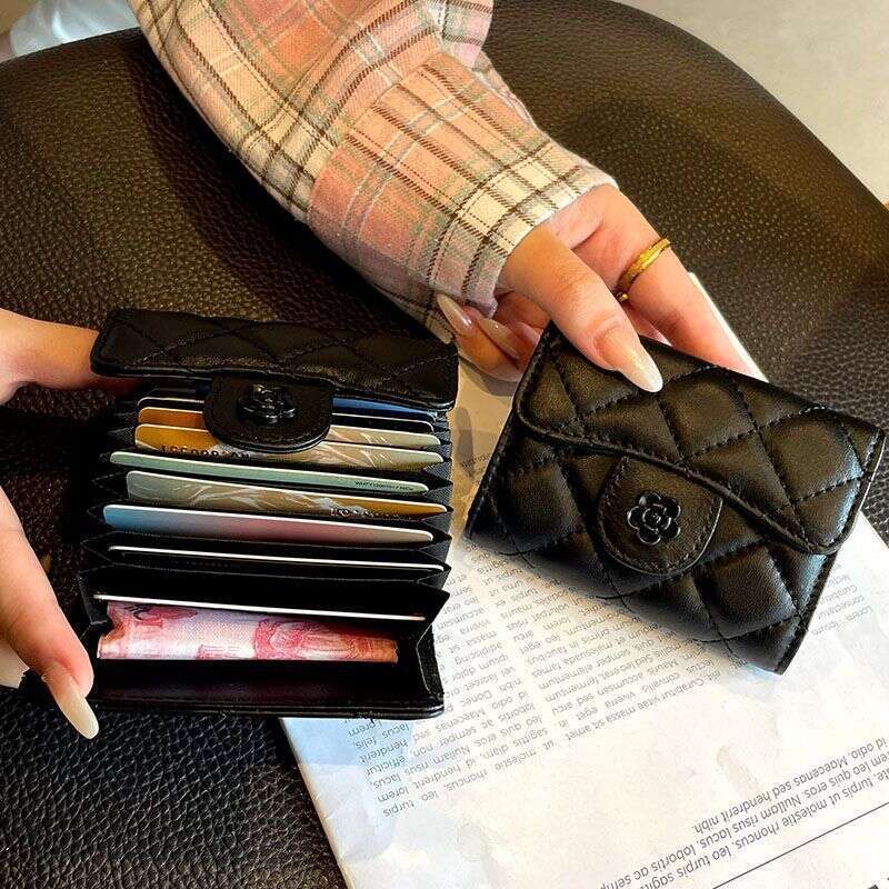 Xiaoxiangfeng New Multi-Card Slot Light Luxury Compact Accordion Internet Celebrity High-End Anti-Demagnetization Card Holder for Women dh911615482 - view 7