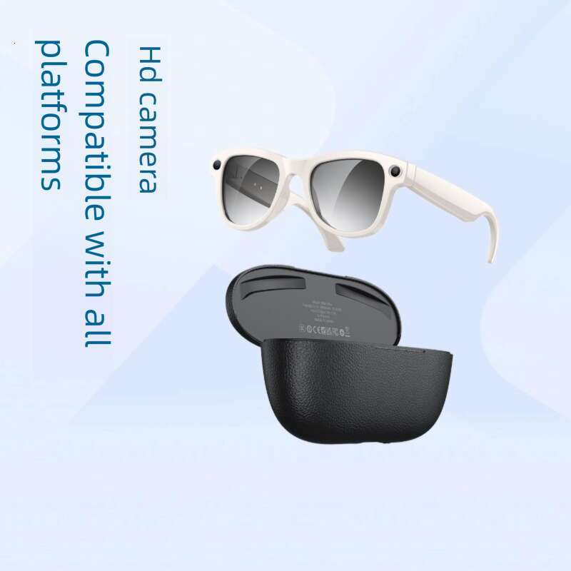 High Tech W Pixel AI Smart Bluetooth Glasses Real Time Translation Hands Free Call Music Portable Charging Case Fashion Wearable Eyeglasses CKS