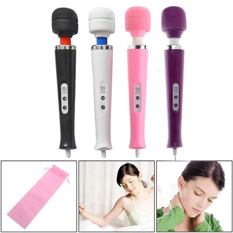 Strong 10 Speed Magic Massager Foot Head Full Body Vibrating Massage 260514