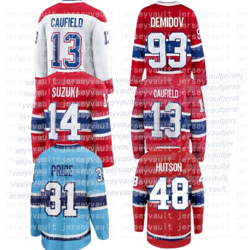 Buyers Picks Nick Suzuki Montreal Hockey Jersey Cole Caufield Carey Price Mike Matheson Juraj Slafkovsky Sean Monahan Alex Newhook Brendan Gallagher