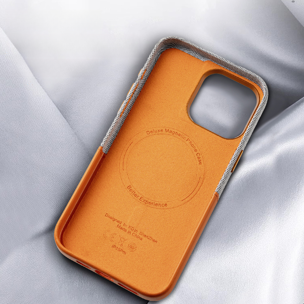 Compatible iPhone 17 Pro Max, magnetic phone case, leather dual-tone design with card slot, Apple 16 shockproof full-cover hard case