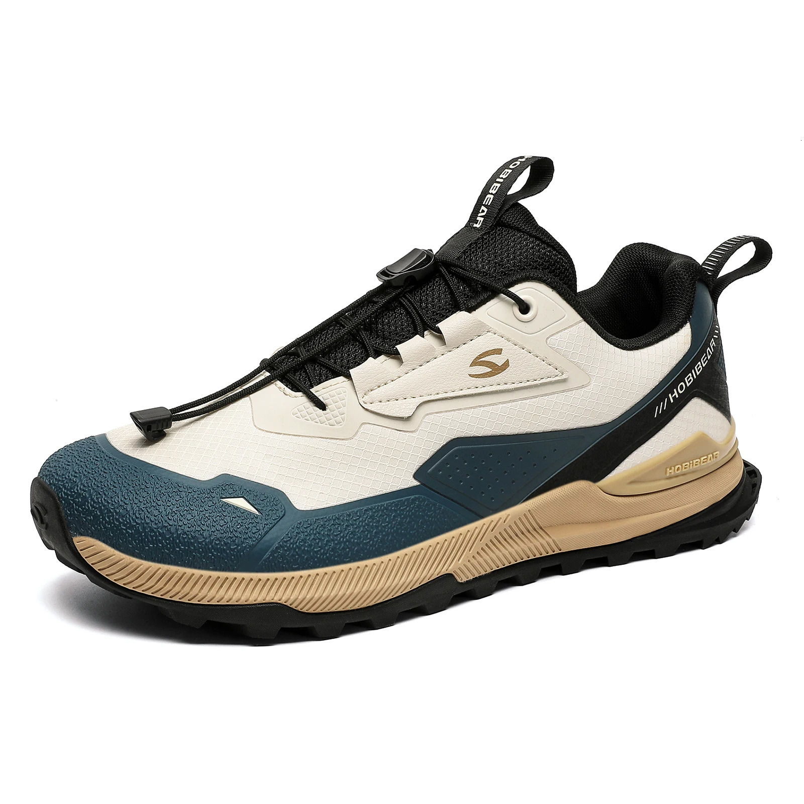 HOBIBEAR Hiking Walking Shoes for Men Women Elastic Band Non Slip Sneakers Comfortable Outdoor Travel Running Shoes 260514