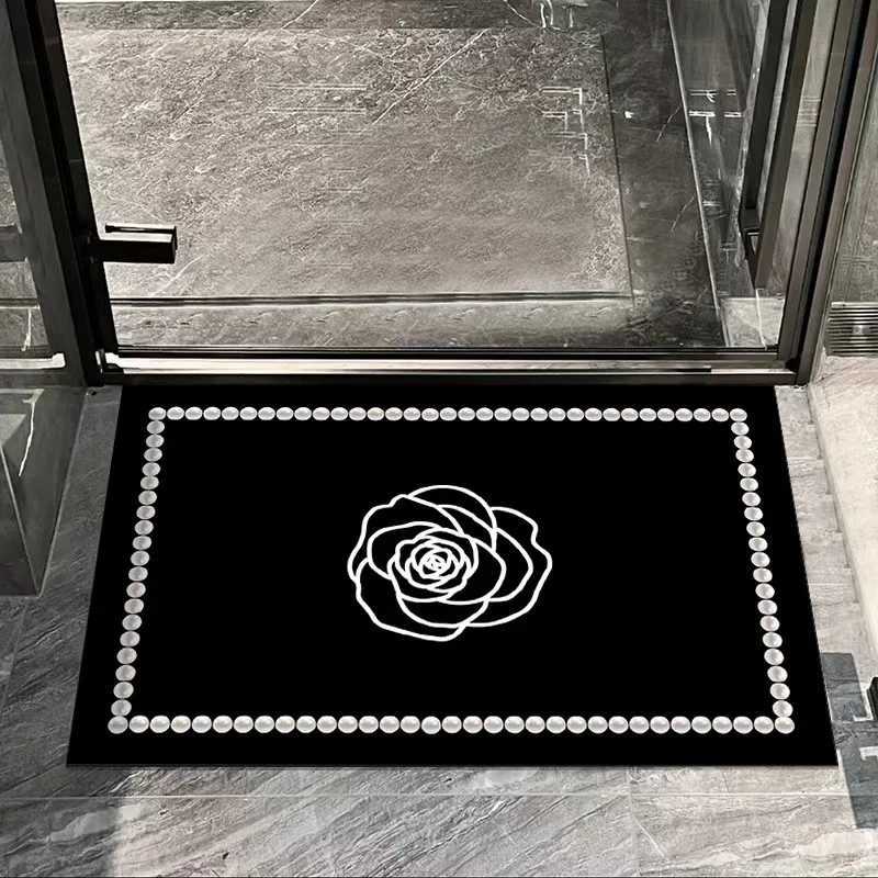 VIKAMA Floor Mat For Bathroom Door Bathroom Floor Mat Simple And Fashionable Anti-Slip Easy To Clean And Absorb WaterJ260514