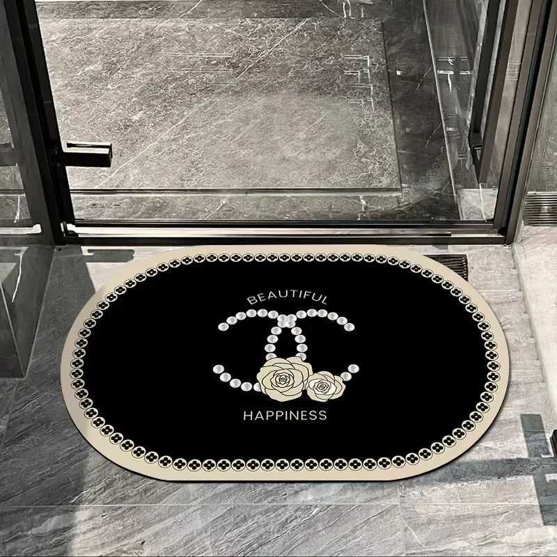 VIKAMA Floor Mat For Bathroom Door Bathroom Floor Mat Simple And Fashionable Anti-Slip Easy To Clean And Absorb WaterJ260514