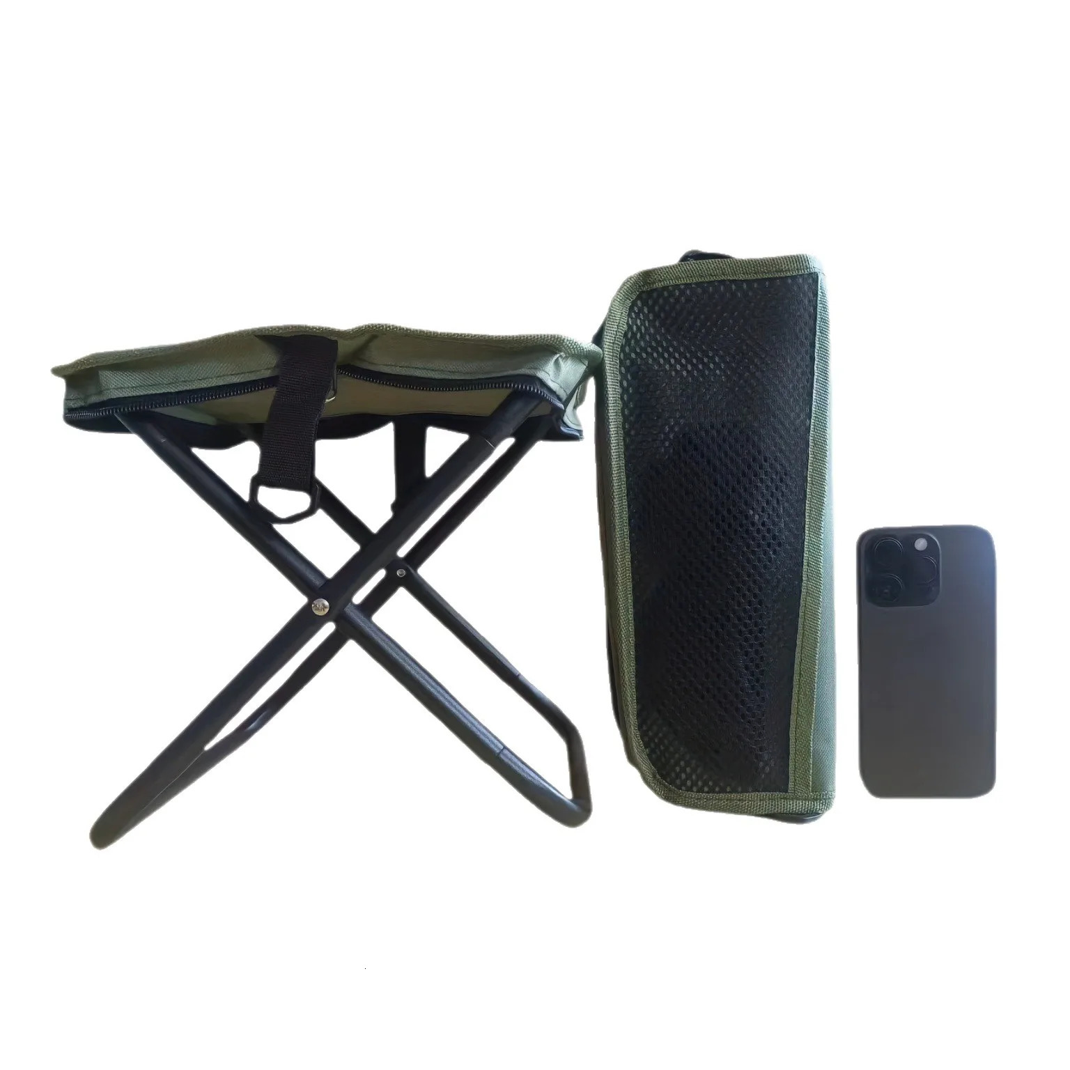 Portable Foldable Backpack Stool Lightweight Camping Fishing Picnic Chair Outdoor Adventure Seat for Hiking Travel 260513banjia - view 3