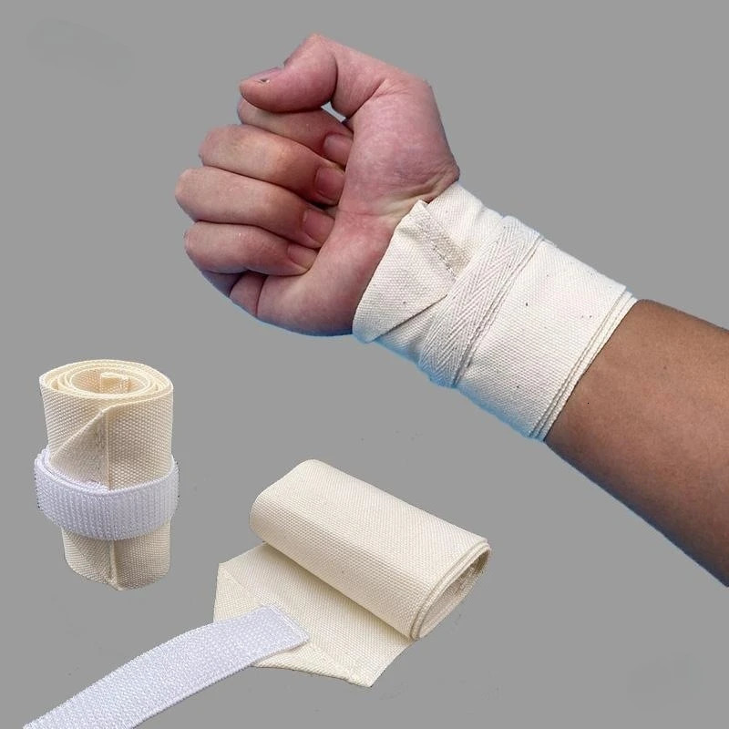 Sports cotton wrist guards for men and women weightlifting bench pressing hard pulling pullup badminton tennis 260506 - view 7