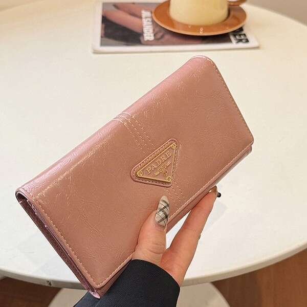 New high-end, stylish versatile clutch bag for women, trendy and simple niche coin purse, popular lightweight long wallet