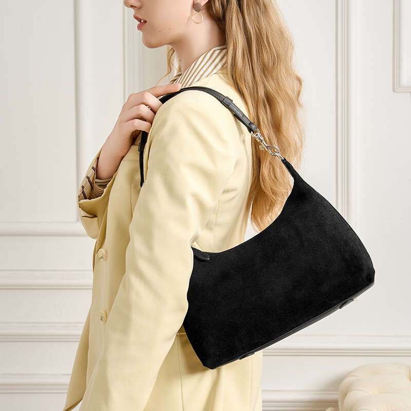 High End Niche Fashion Suede Underarm Bag Large Capacity Commuter Handbag Women Crossbody Shoulder Casual Daily Travel Wholesale Bag SENYY
