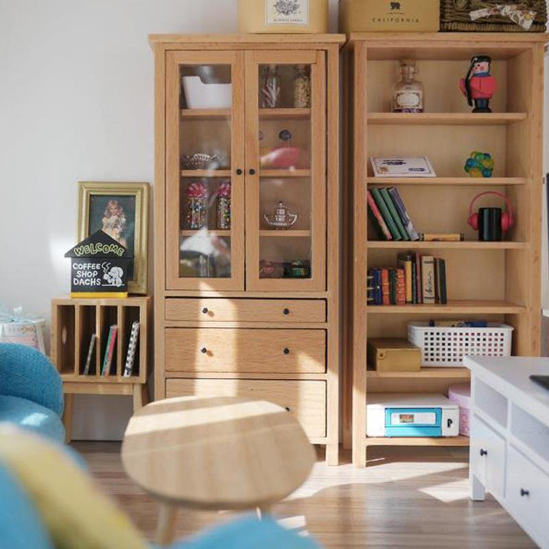 Baby room accessories, study, living room, bookshelf, storage rack, storage cabinet, living room model decoration, bedside table, drawer, storage edge