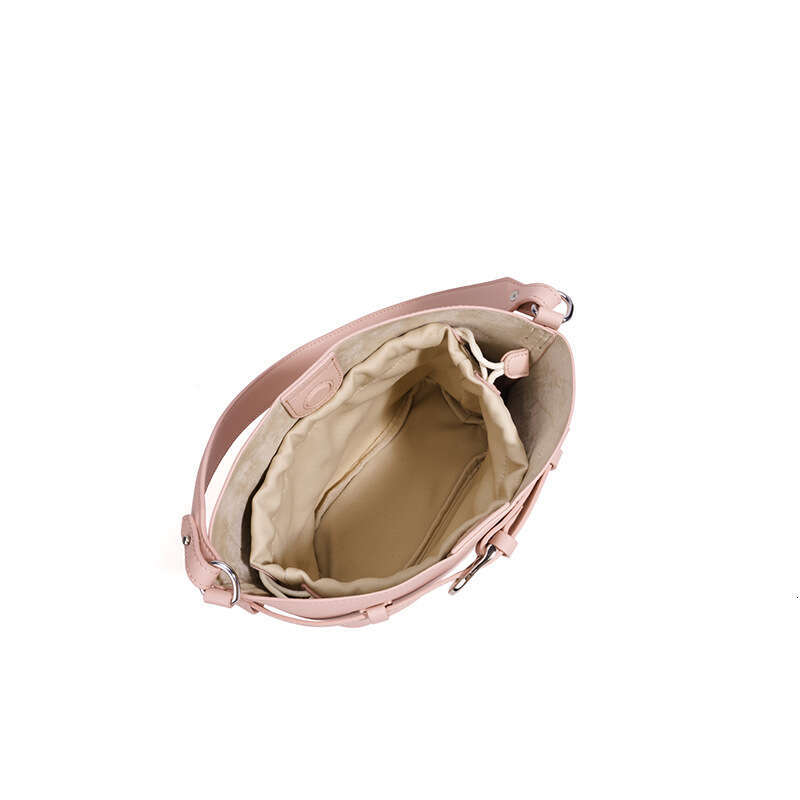 Cross Border Spring Summer Genuine Leather Bucket Bag Niche Light Luxury High End Versatile Crossbody Shoulder Casual Commuter Women Handbag SENYY