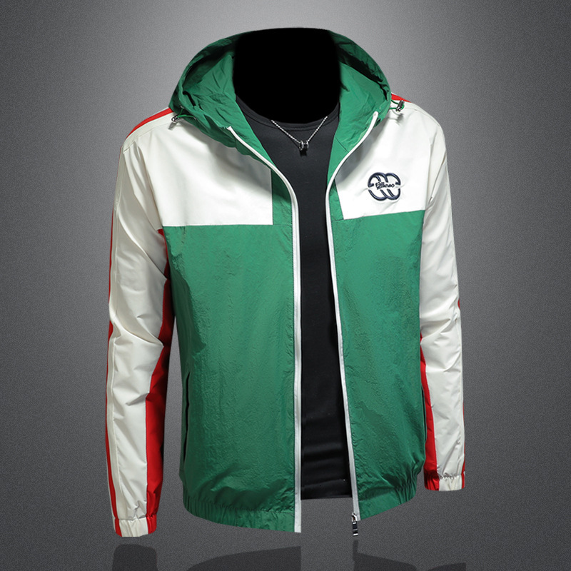 2026 European Station Autumn New Men's Retro Patchwork Hooded Workwear Jacket In Stock Fast Delivery