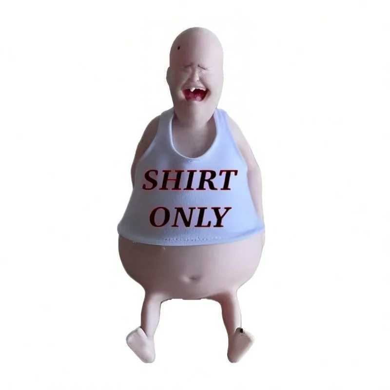 Weird Cute Squishy Stress Relief Ball Bizarre Adorable Fidget Toy Unique Adult Squeeze Bald Old Man Gag Gift Party Favor C260514