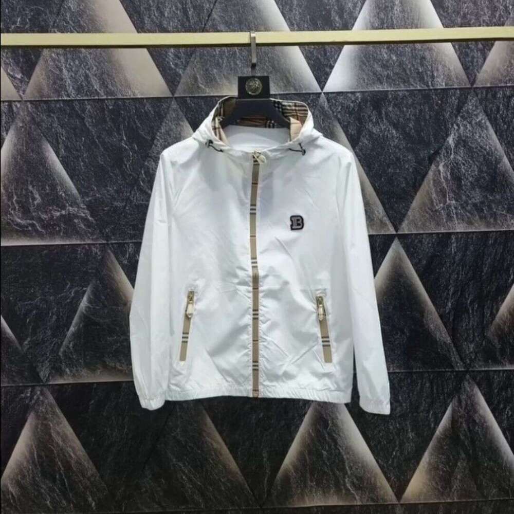 Summer Luxury Men's Trendy Sun Protection Jacket 2025 New Fashionable Casual Versatile Slim-Fit Hooded Coat