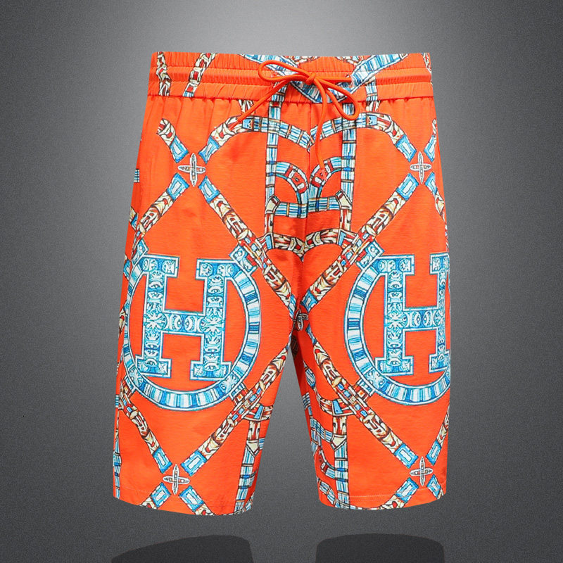 Men's casual mid-length shorts, 2026 summer European collection, famous brand, elastic waistband, trendy and versatile, popular shorts