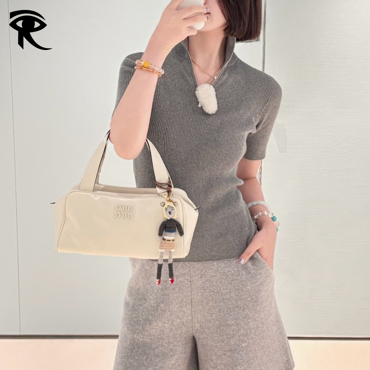 Y2K Pure Cotton Color Block T-Shirt Versatile Top Celebrity Inspired Sweet Printed T-Shirt Elegant Knit Top Women Streetwear Original Fashion Designer