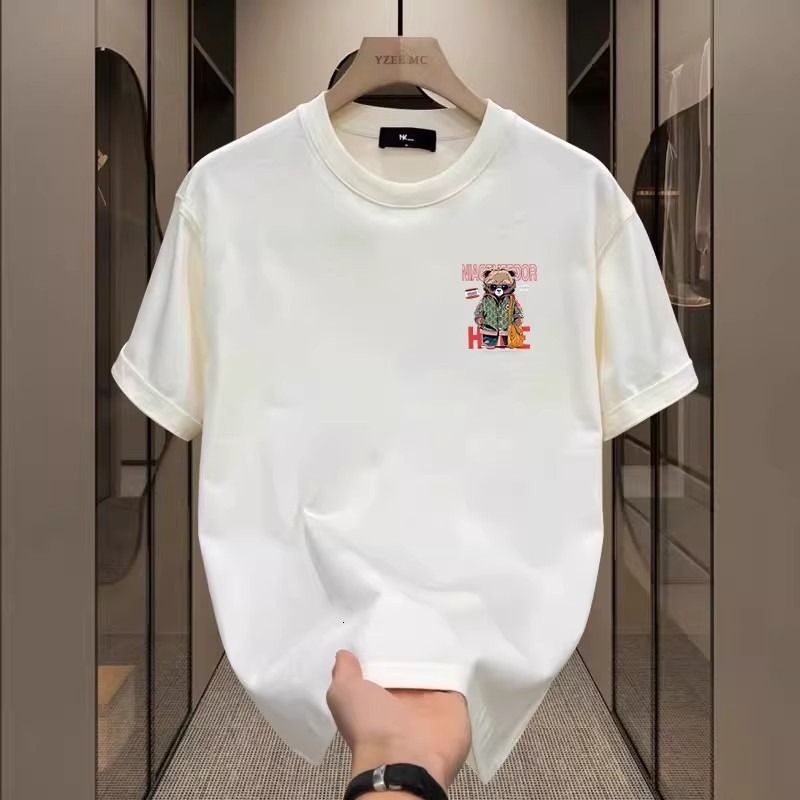 Designer T Shirt Trendy Brand Short Sleeve Ins Pure Cotton Summer New Men S Printed T Shirt Fashion Unisex Versatile Crew Neck Tee Men Letter Graphic 